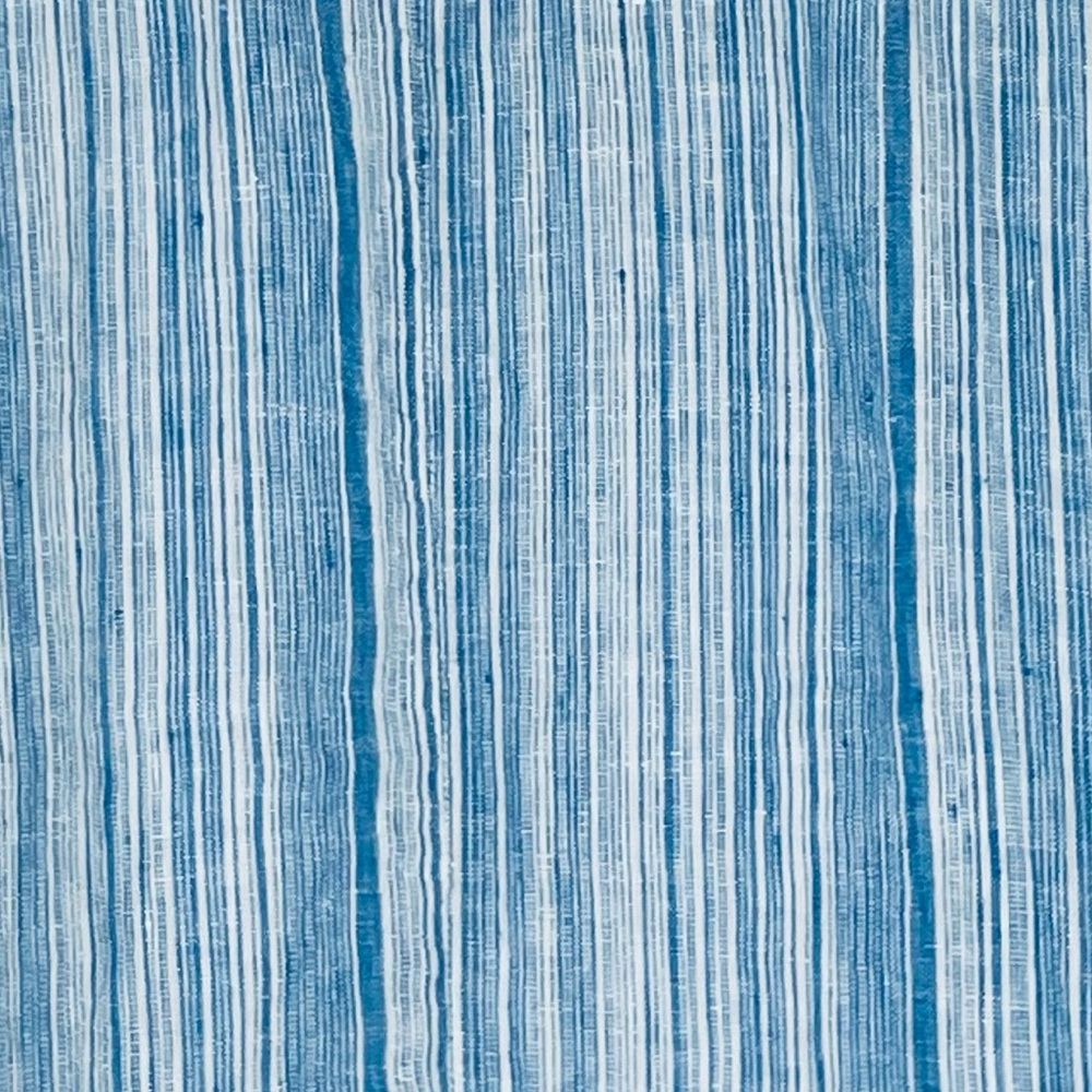 Tahari Plus 100% Linen Collar Shirt Dress Light Blue stripe button up 2X pockets - Picture 7 of 16